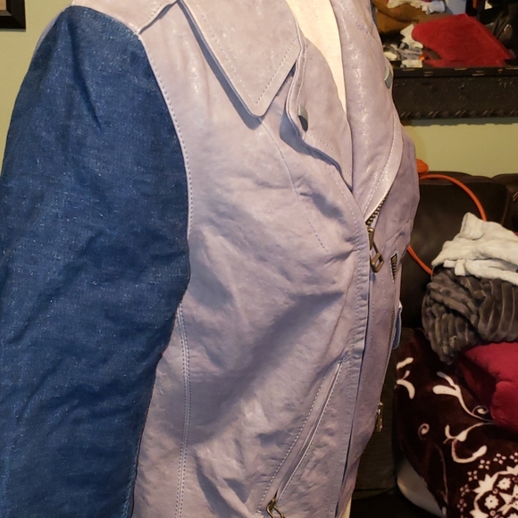 MiH Jeans/leather jacket - Picture 7 of 11